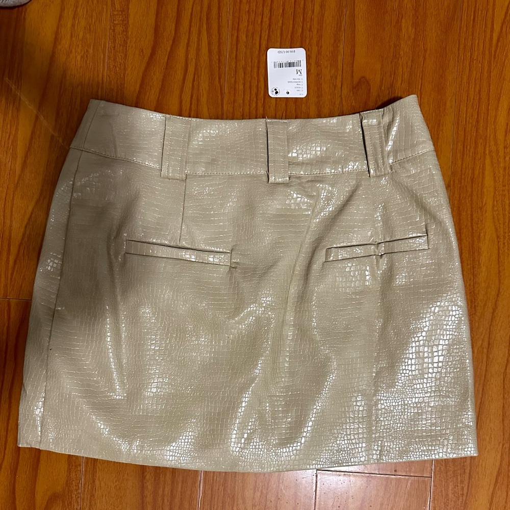 Free People Leather Mini Skirt - Picture 3 of 3